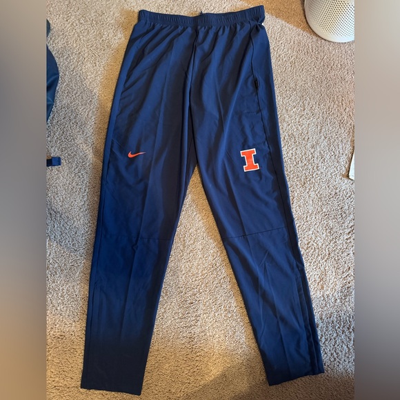 Nike ILLINI Dri-FIT Navy Athletic joggers - Picture 1 of 3